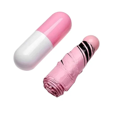 Large Capsule Umbrella – Windproof & Travel-Friendly